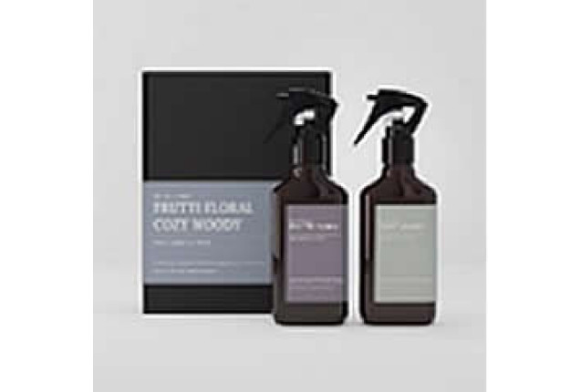 BAS Deodorizer Spray - Cozt Woody or Frutti Floral | Fabric Deodorizer Gift Set (150ml x 2EA) x 26