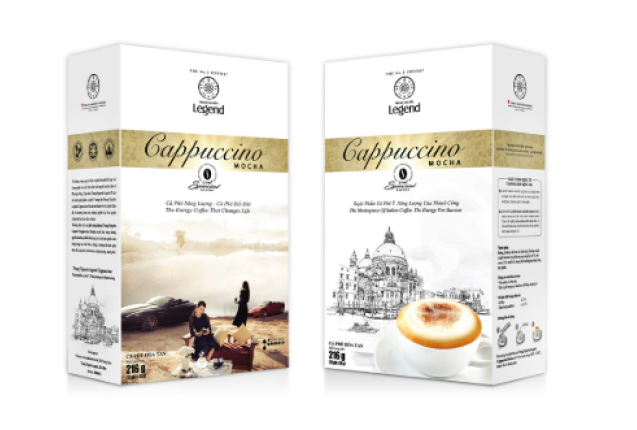 Trung Nguyên Legend Cappuccino Mocha Instant Coffee 12 Sticks x 12
