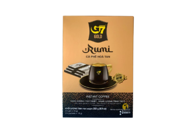 Trung Nguyen G7 Gold Rumi 252g x 12