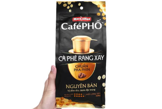 MacCoffee Café Phố Roasted Coffee 450g x 30