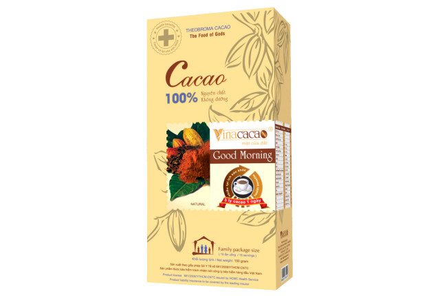 Pure 100% Cocoa Good Morning Powder 150g x 27