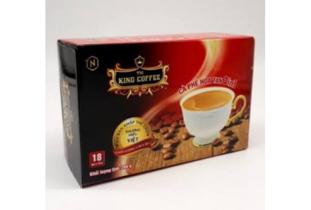 King Coffee 3 in 1 Instant Coffee 16g x 18 x 24 x 24