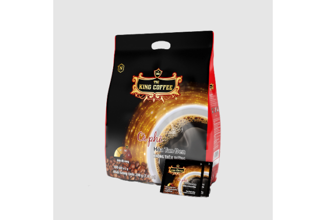 King Coffee Pure Black Instant 2g x 100 x 24 x 24