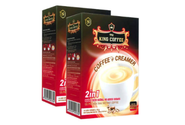 King Coffee 2in1 Instant Coffee & Creamer - Bag (E/V) 1kg x 6