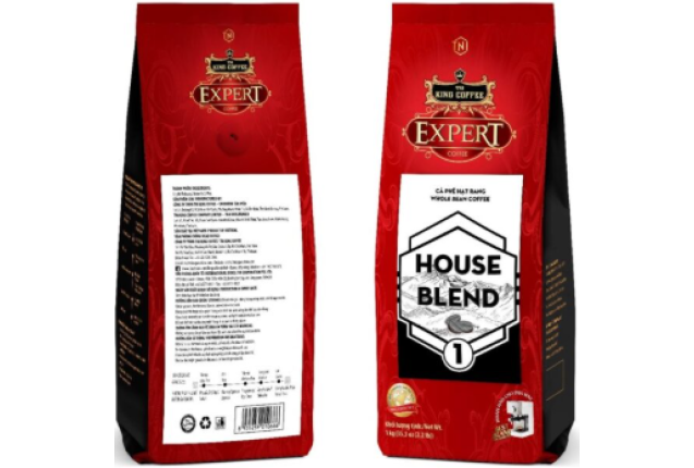 King Coffee Americano House Blend 1kg x 10