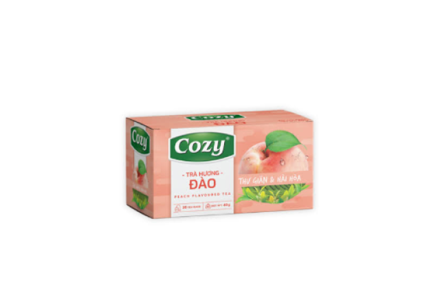 Cozy Tea With Peach Flavor 2g x 25 x 36 x 36