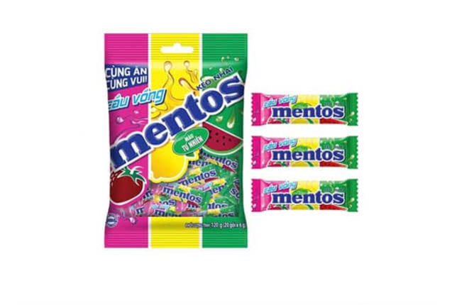 Mentos Mini Rainbow 108g x 45