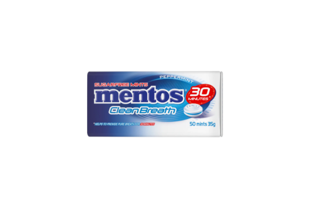 Mentos CleanBreath 30' Peppermint 35g x 6