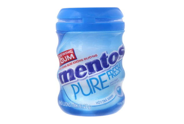 Mentos Pure Fresh Gum - Freshmint 17.5g x 72