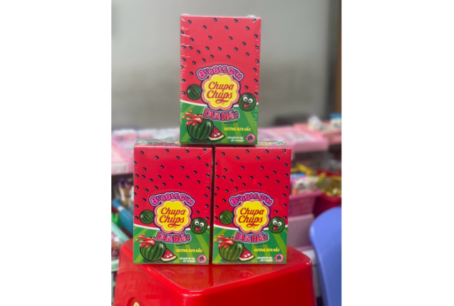 Chupa Chups Bubble Gum Watermelon Flavor 333g x 20