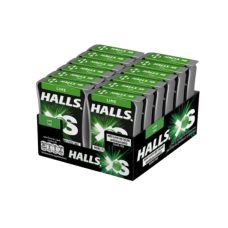 Halls XS Lime Sugar Free 12g x