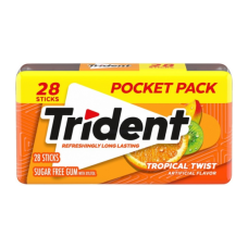 Trident Sugar Free Tropical Fr