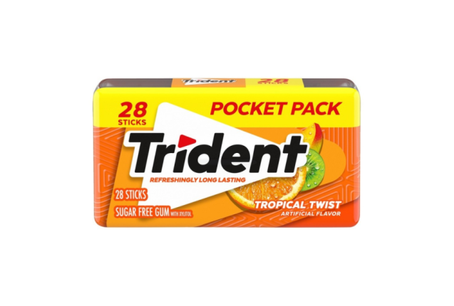 Trident Sugar Free Tropical Fruit 28S 50.4g x 36