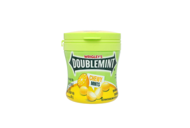 Wrigley Doublemint Chewy Candy Lemon & Mint Candies 80g x 36