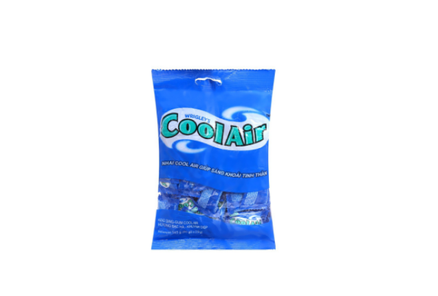Wrigley's Cool Air Menthol Eucalyptus Gum 145g x 48