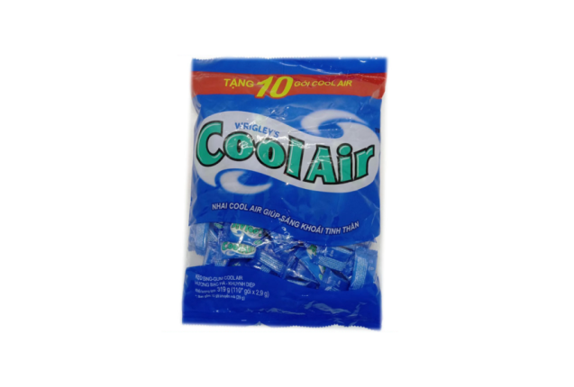 Wrigley's Cool Air Menthol Eucalyptus Gum 319g x 24