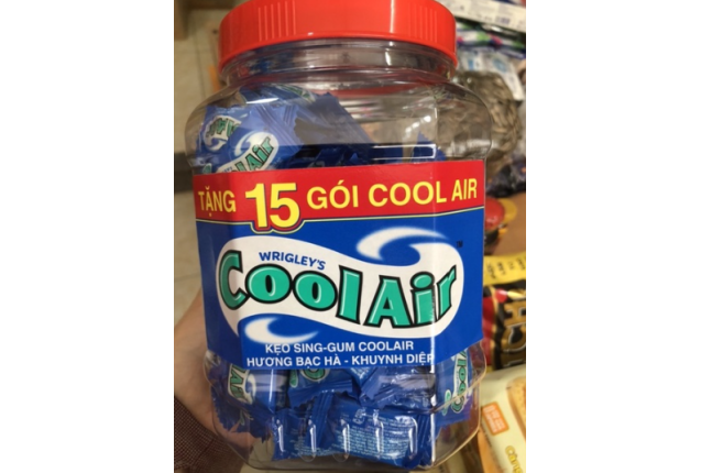Wrigley's Cool Air Menthol Eucalyptus Gum 478.5g x 20
