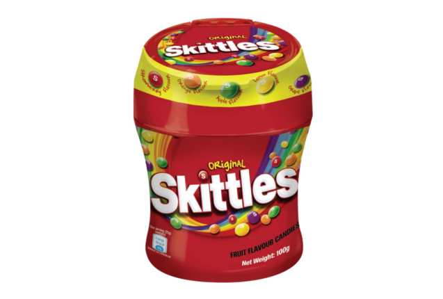 Wrigley Original Candy Skittles Assorted Fruit 100g x 36
