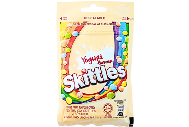 Wrigley Skittles Fruits Candy Yogurt Flavor 40g x 6