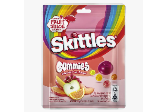 Wrigley Skittles Fruit Flavored Gummy Candy 42.5g x 10
