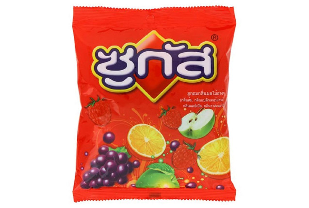 Sugus Mixed Fruit Flavored Chews (Orange, Blackcurrant, Raspberry) 99g x 30