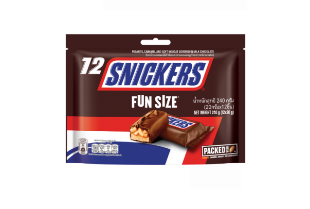 Snickers Chocolate Peanut Funsize 20g x 24
