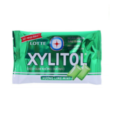 Lotte Xylitol Lime Mint Gum 11.6g x 20