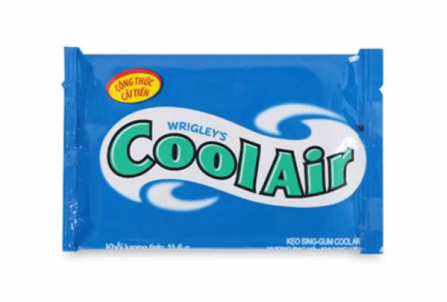 Wrigley's Cool Air Menthol Eucalyptus 11.6g x 50