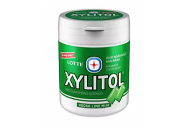 Lotte Xylitol Lime Mint Gum 130.5g x 6
