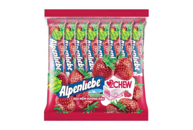 Alpenliebe 2 Chew Strawberry 24.5g x 24