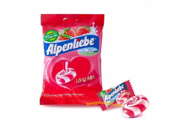 Alpenliebe Strawberry 322g x 24