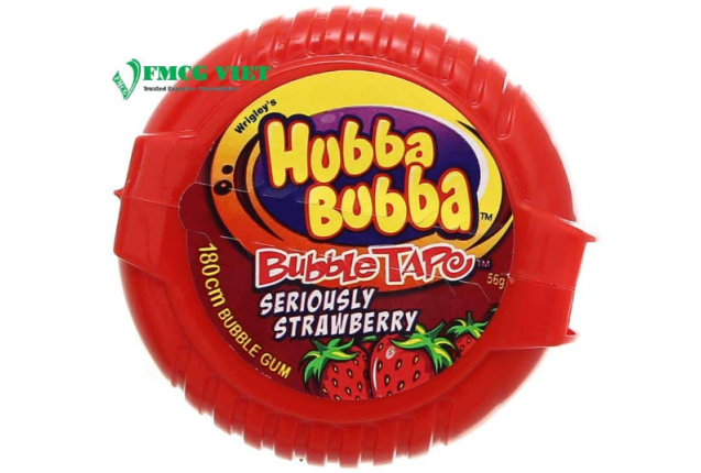 Hubba Bubba Strawberry 56g Bubble Gum x 144