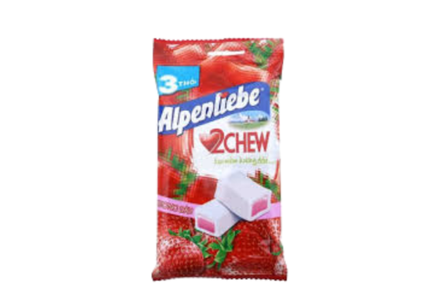 Alpenliebe 2 Chew Strawberry 73.5g x 70