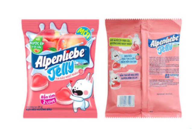 Alpenliebe Jelly Peach Flavor 24g x 12