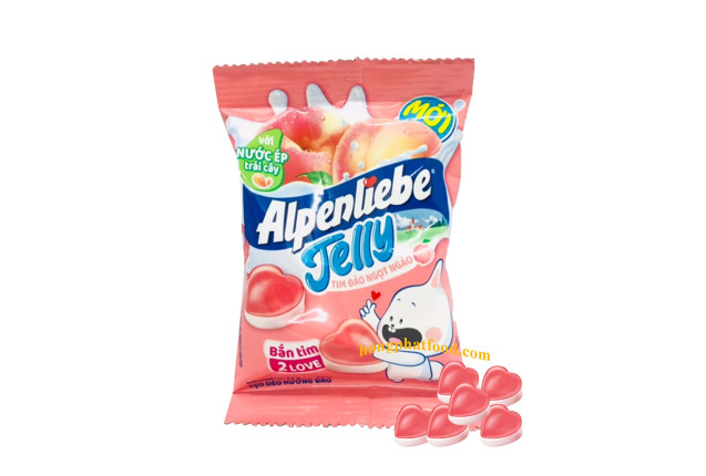 Alpenliebe Jelly Peach Flavor 50g x 8