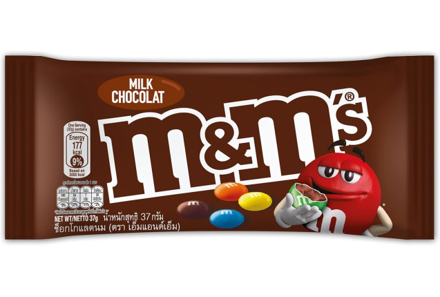 M&M Milk Chocolate Candy 37g x 9