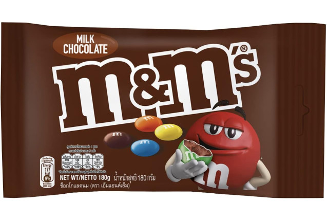 M&M Milk Chocolate Candy 180g x 24