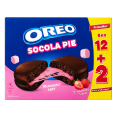 Oreo Chocolate Pie Strawberry 392g x 8