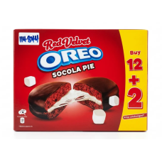 Oreo Pie Red Velvet Chocolate 392g x 8