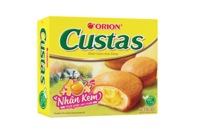 Orion Custas Cream Egg 282g x 8