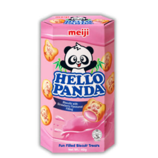 Meiji Hello Panda Strawberry Biscuits 40