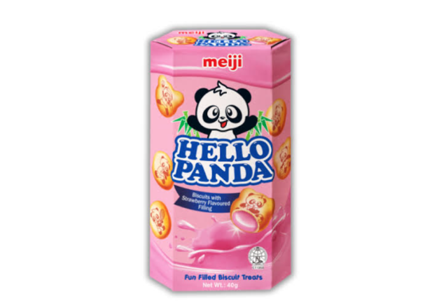 Meiji Hello Panda Strawberry Biscuits 40g x 80