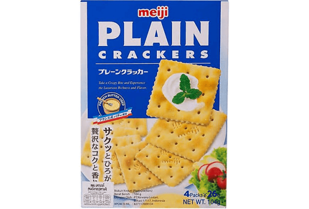Meiji Plain Cracker 104g x 40