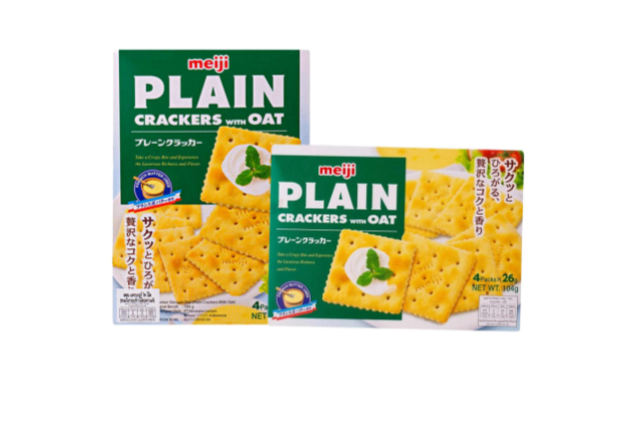 Meiji Plain Cracker With Oat 52g x 40