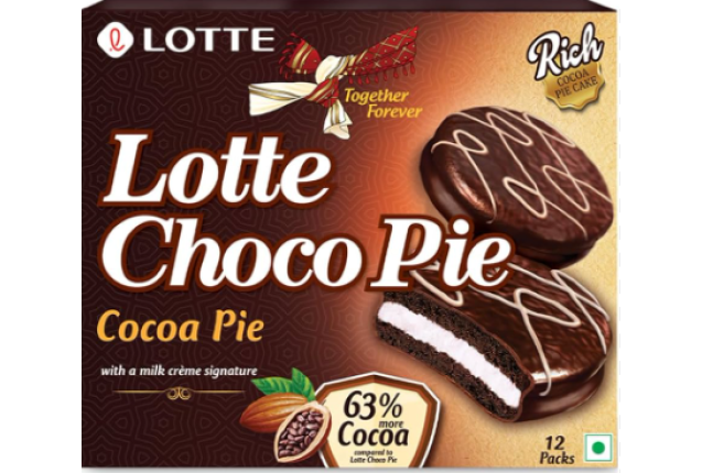 Lotte ChocoPie Cocoa 12P 336g x 8