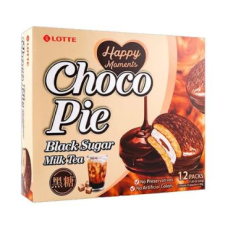 Lotte ChocoPie Milk Tea 12P 336g x 8