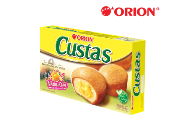 Orion Custas Cream Egg 460g x 8