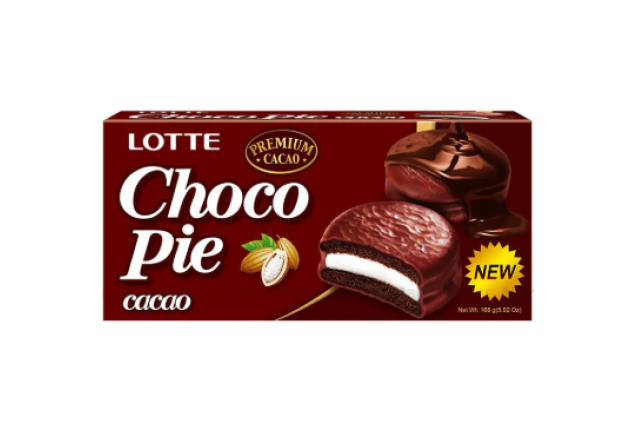 Lotte ChocoPie Cocoa 6P 168g x 16