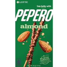 Lotte Pepero Almond Cookie 32g x 40