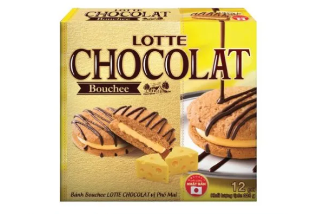 Lotte Chocolat Cheese 324g x 8